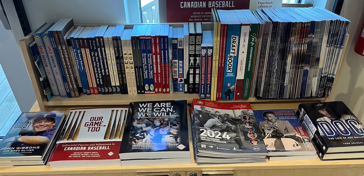 Online Book Sale in July!
15% off our baseball books.
33 different ones to choose from!
Blue Jays, Expos, Canadian, Hall of Famers, etc...something for everyone to enjoy this summer.
baseballhalloffame.ca/shop/?swcfpc=1
