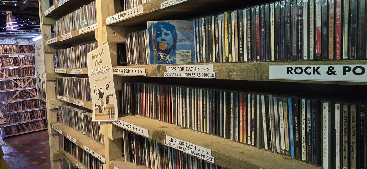 messingaround16's tweet photo. @JamesBlunt Out of the literal thousands of cd's they had, I found you. https://t.co/y7g4ylrVep