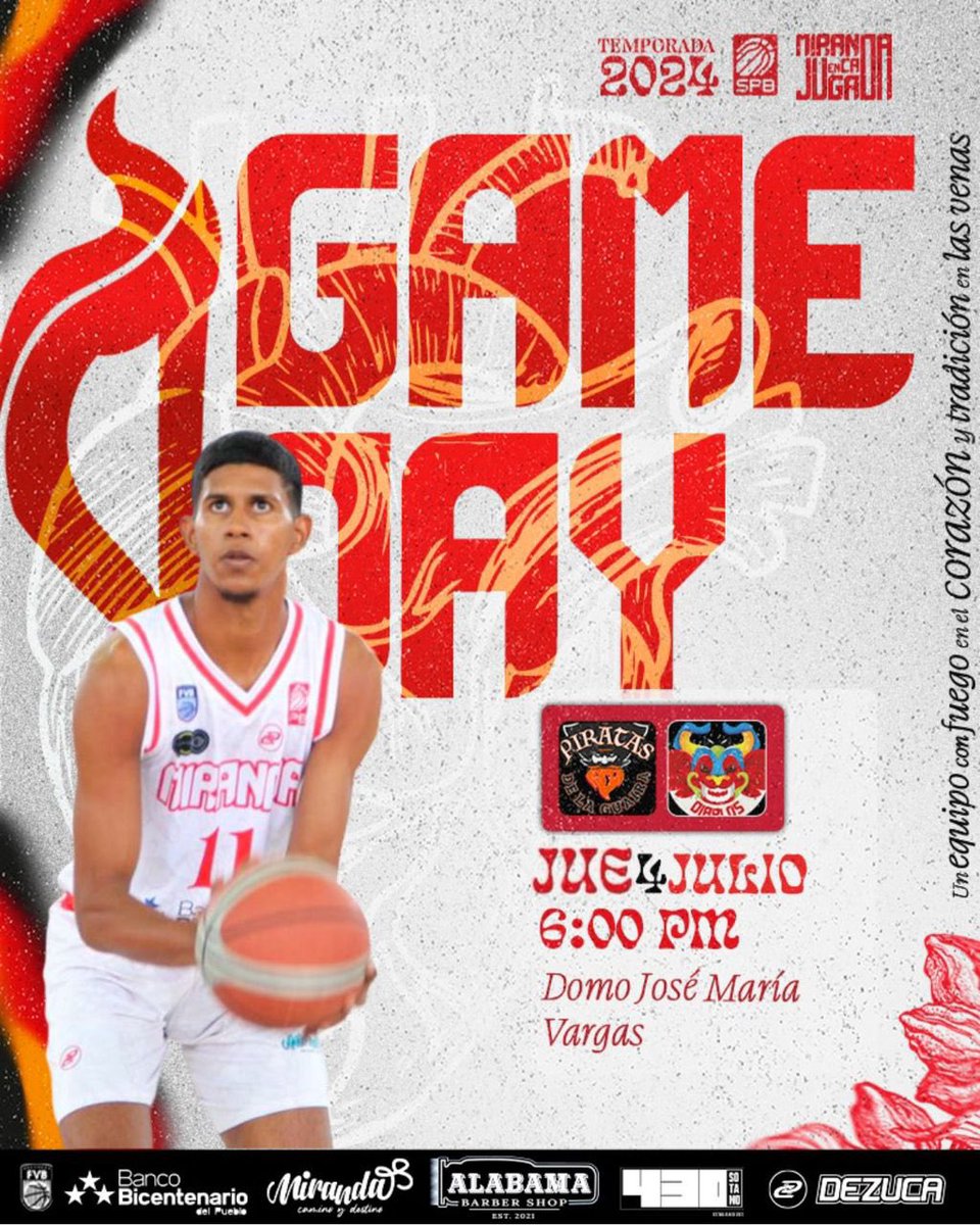 Game day 🫡

Todo preparado para el encuentro de este jueves ante Piratas de La Guaira.