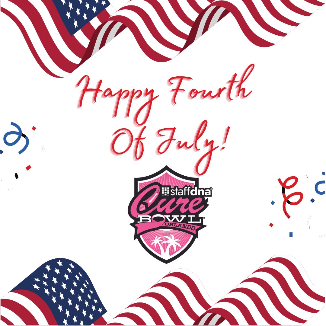 Happy 4th of July from the Cure Bowl team! 

This holiday weekend, take your family out to the Cure Bowl on December 20th with our Family 4 pack offer, starting at just $89 ➡️fevo-enterprise.com/event/24CB4Pack

#StaffDNACureBowl #OrlandovsCancer