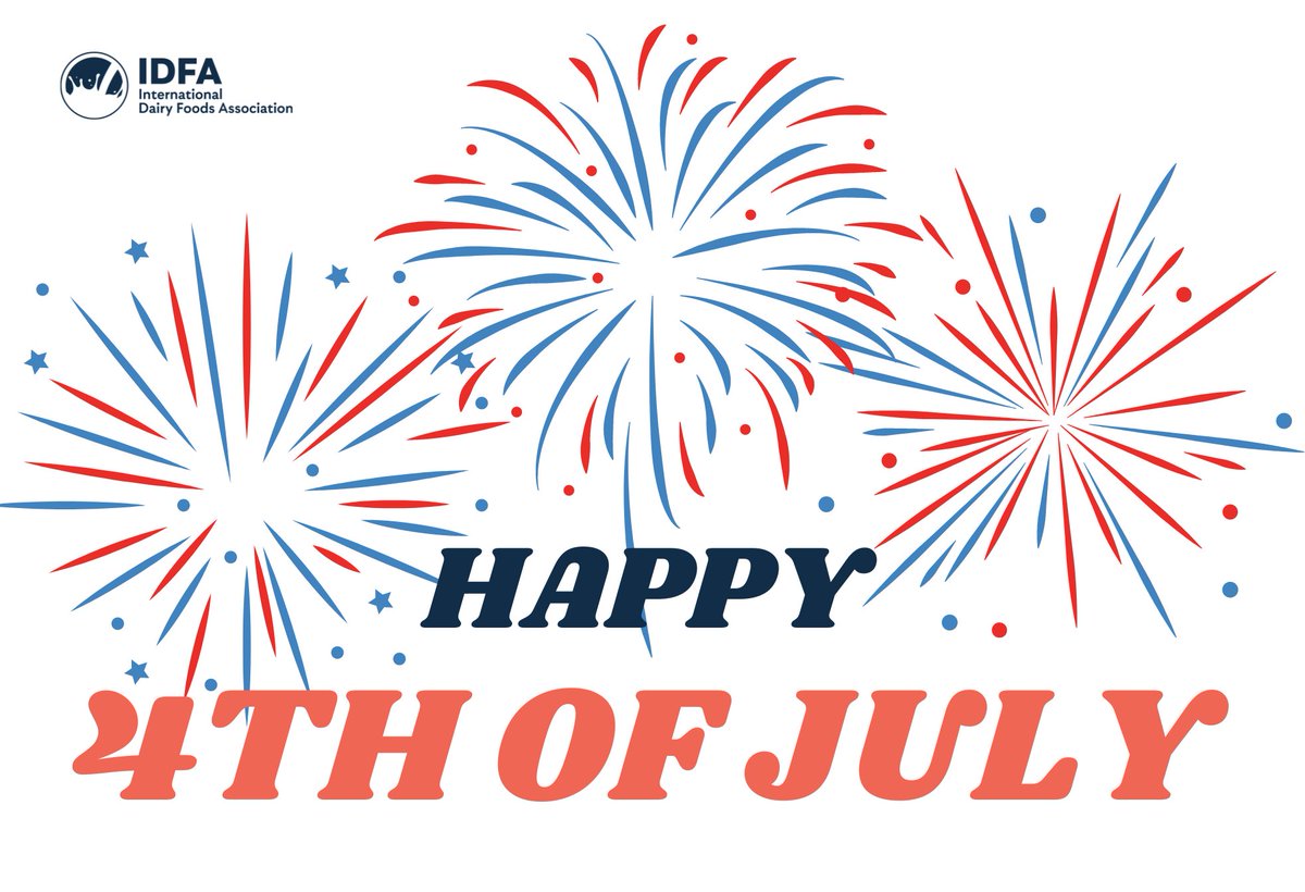 dairyidfa's tweet photo. Happy Independence Day from all of us at IDFA! 

#FourthofJuly #IndependenceDay https://t.co/wjKMKLYVo9