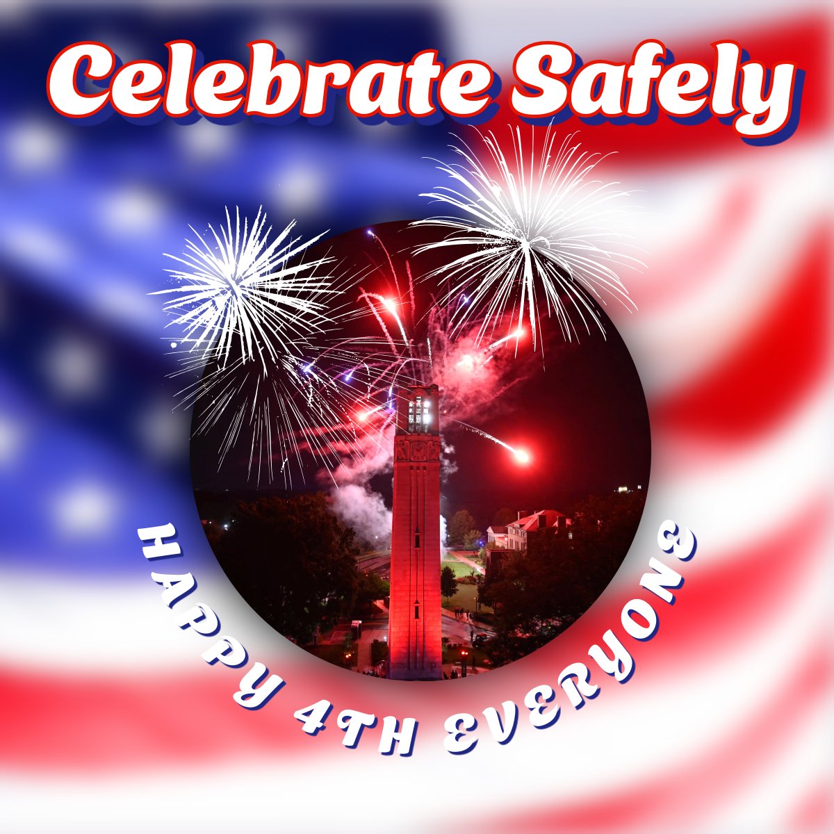 ncstatefls's tweet photo. 🎆Have a safe and happy Fourth of July!🎇

If you're planning to celebrate with legal fireworks and sparklers off campus today, please take a moment to check out some safety tips before you light up the sky!
🔗https://t.co/ybUfLfkcun https://t.co/GP2AYKPtbf