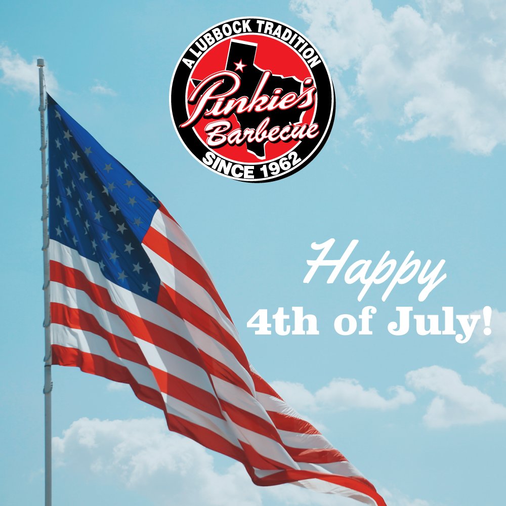 PinkiesBarbecue's tweet photo. Happy 4th of July! 🇺🇸 https://t.co/e8DOALbtqS