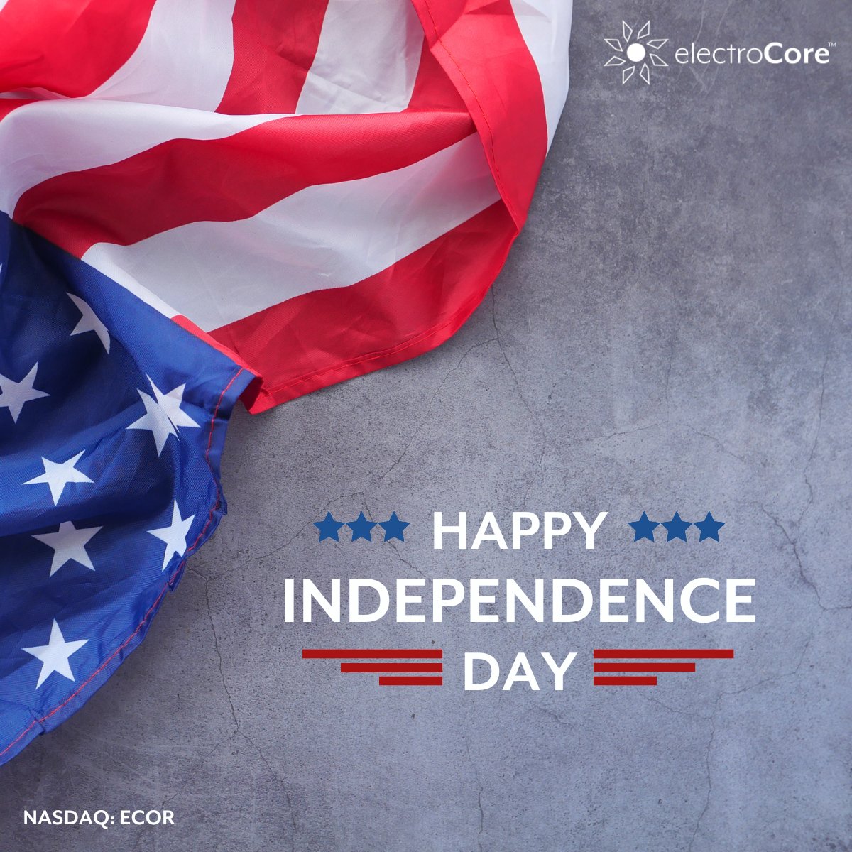 ElectroCoreVNS's tweet image. Happy Independence day from the electroCore team! 

#IndependenceDay #electroCore
