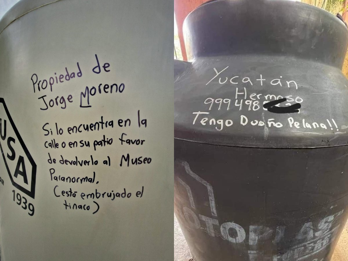 YUCATANALMINUTO's tweet photo. Yucatecos marcan sus tinacos por si se vuelan durante Beryl
#noticias #viral #chistelocal
➡️ https://t.co/tTfCkCgP0E https://t.co/iga64zZj9e