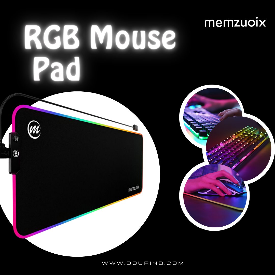 memzuoix's tweet image. Level up your gaming setup with this RGB mouse pad! 🌟 Illuminate your game with every click. 

#GamerGear #RGBMousePad #GamingSetup #TechEssentials #GameInStyle #PCGaming #GamingLife #LightUpYourGame #GamingAccessories #UltimateGaming
#GamerGear