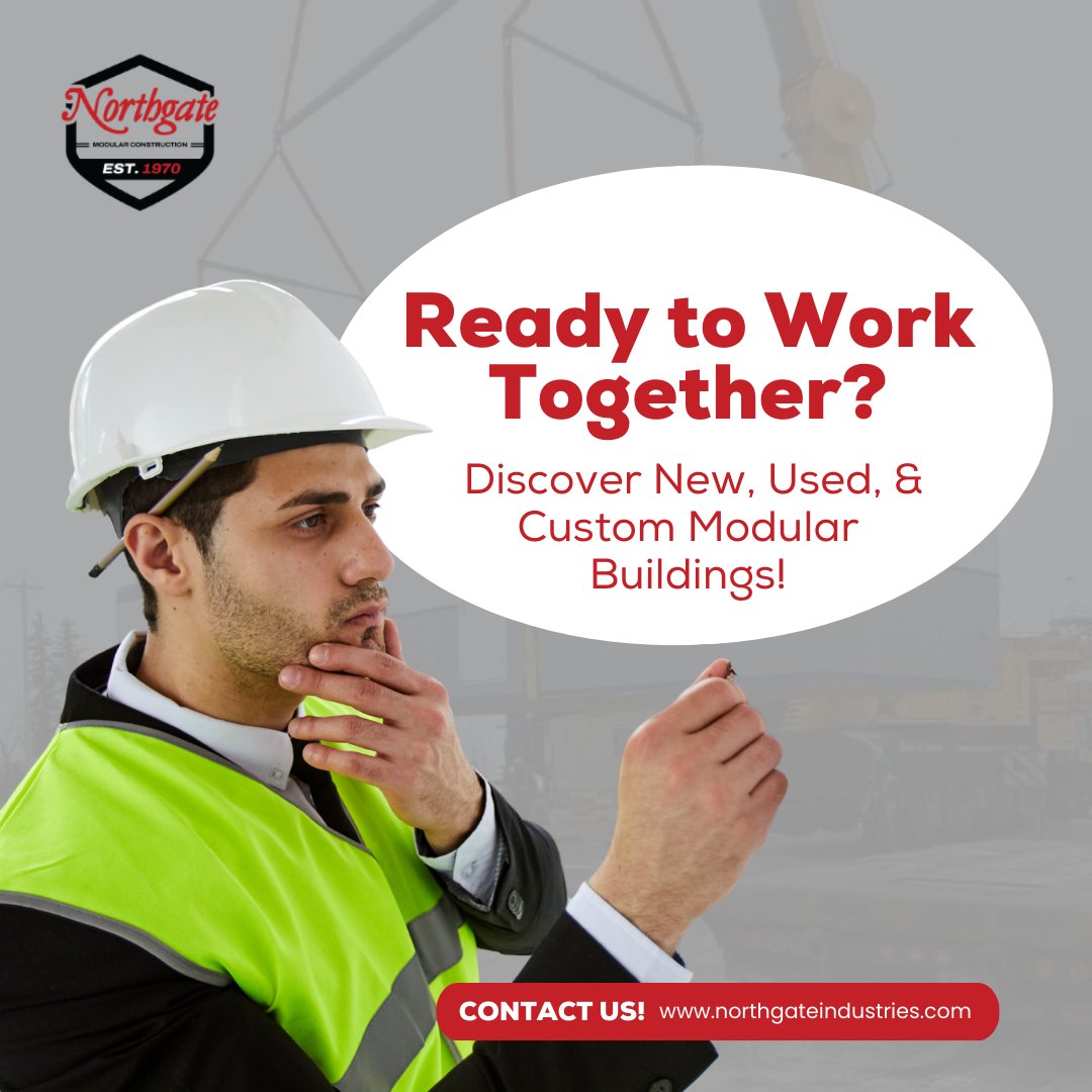 Northgate_Ltd's tweet image. Ready to take your project to the next level?

Discover Northgate Industries&apos; range of new, used, and custom modular buildings tailored to your needs. Let&apos;s build something great together!

 #ModularBuildings #CustomSolutions #ModularInnovation #NorthgateIndustries