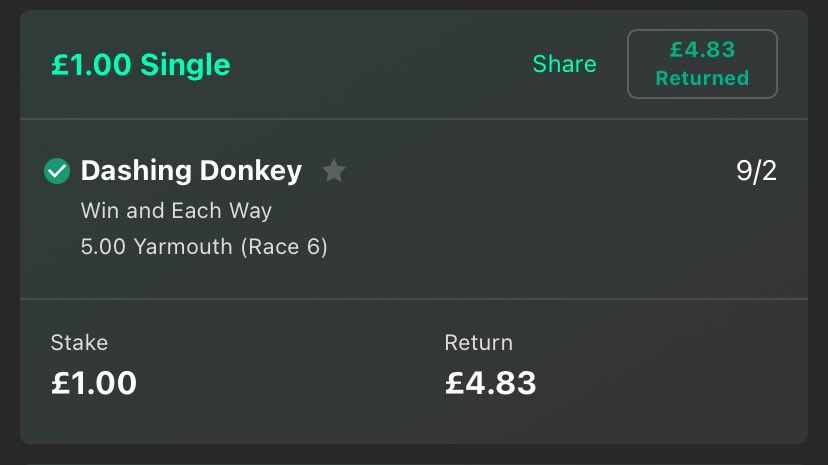 GitliGaming's tweet image. . @bet365 how comes my horse racing winners today are not paying out at the odds I placed the bets on? I know this is t exactly big money stakes but I’d like to get paid out correctly. In both of these you can see the returns don’t match the odds.