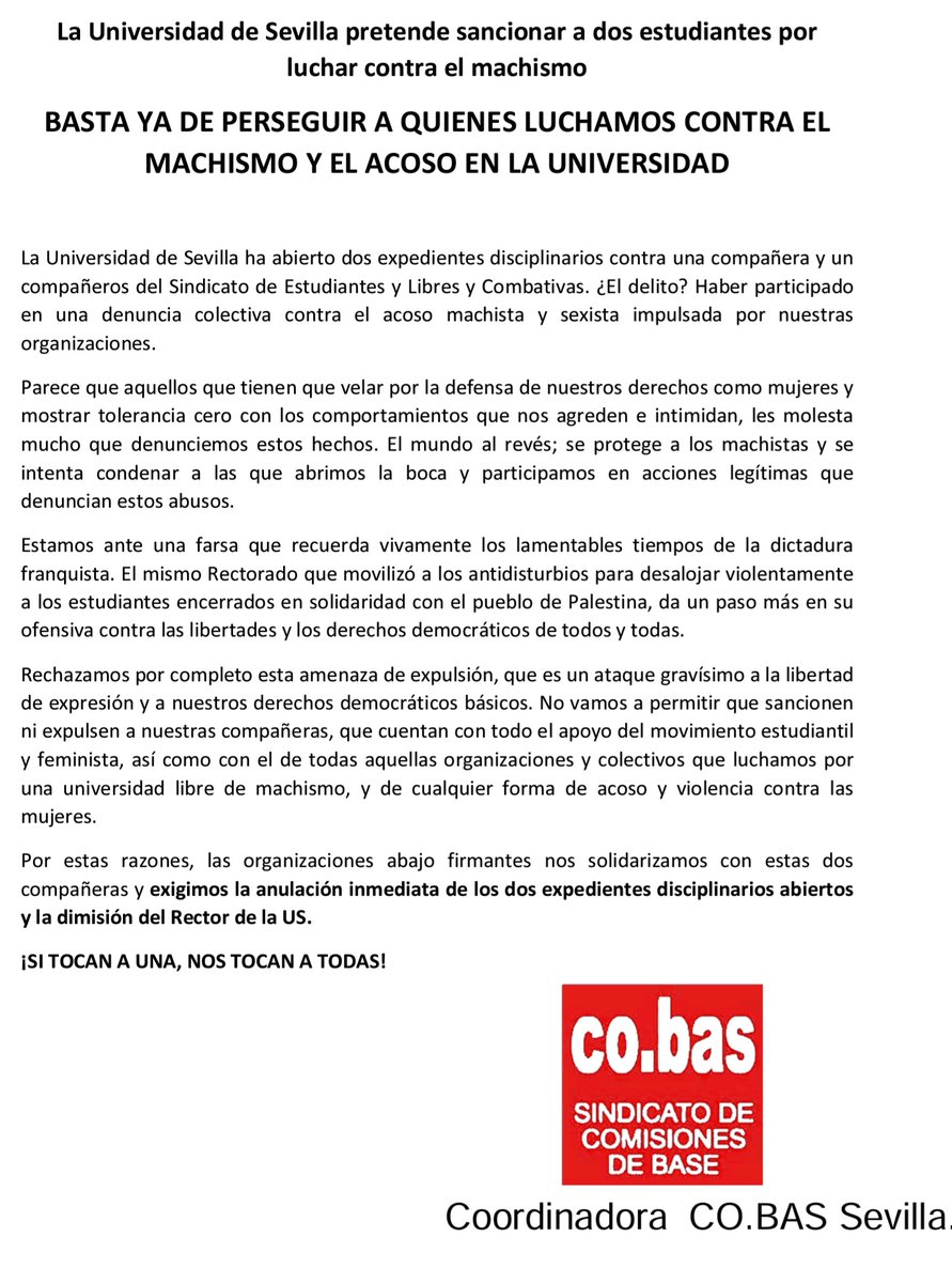 CO.BAS Sevilla (@cobassevilla) on Twitter photo 