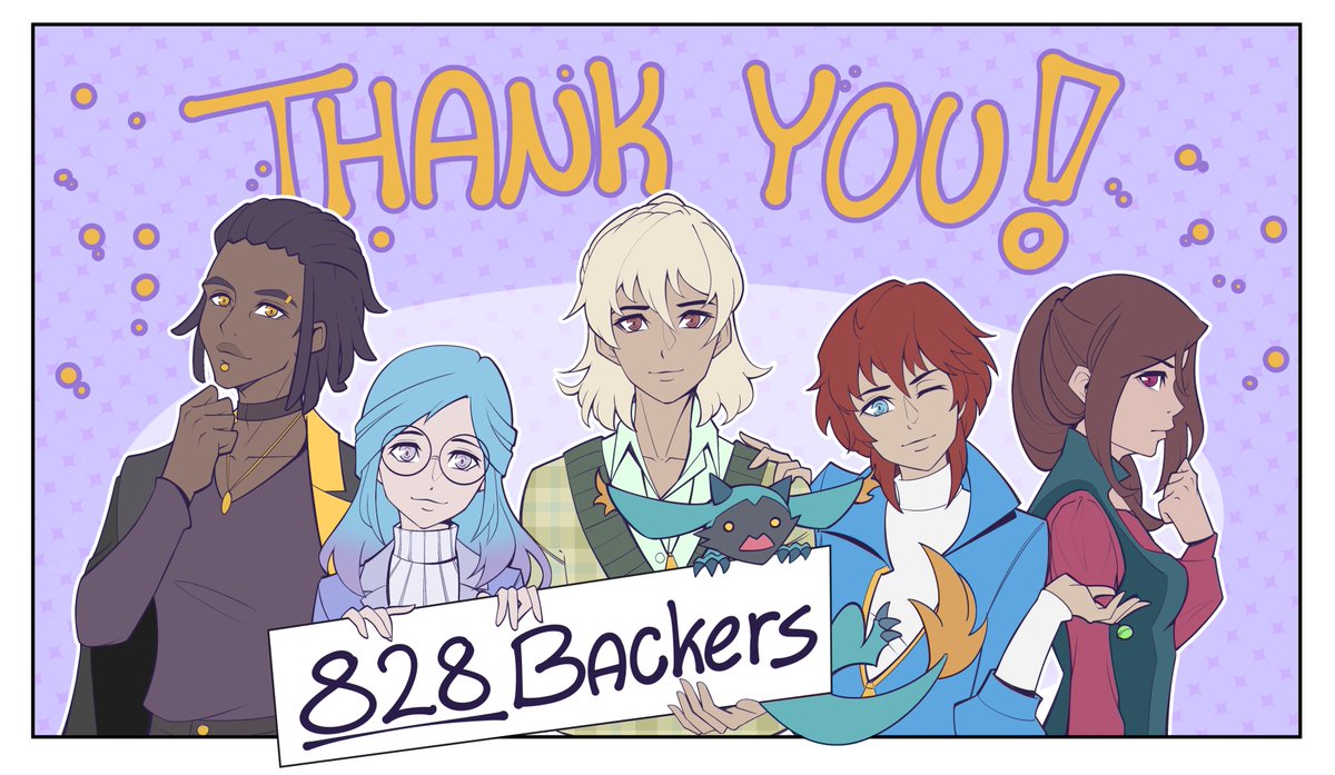 We did it!🥳🥳
The Arcadia Fallen II Kickstarter Campaign is now over. We ended on a spectacular 450% funding with the help of 828 incredible backers! 
You're all amazing! Thank you so so much for your support!🤗💞