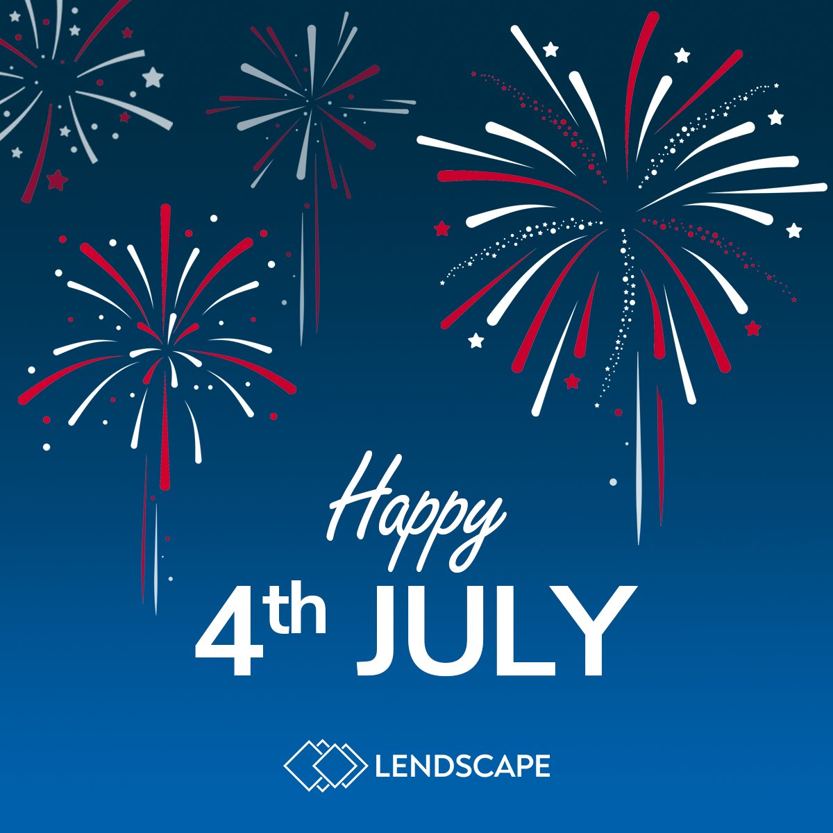 Whether you're enjoying fireworks, barbecues, or a well-deserved day off, we wish all our partners, clients, and friends a joyful and prosperous 4th of July! 
 
#4thofJuly #IndependenceDay #Lendscape #FinTech #BusinessGrowth #ThankYou