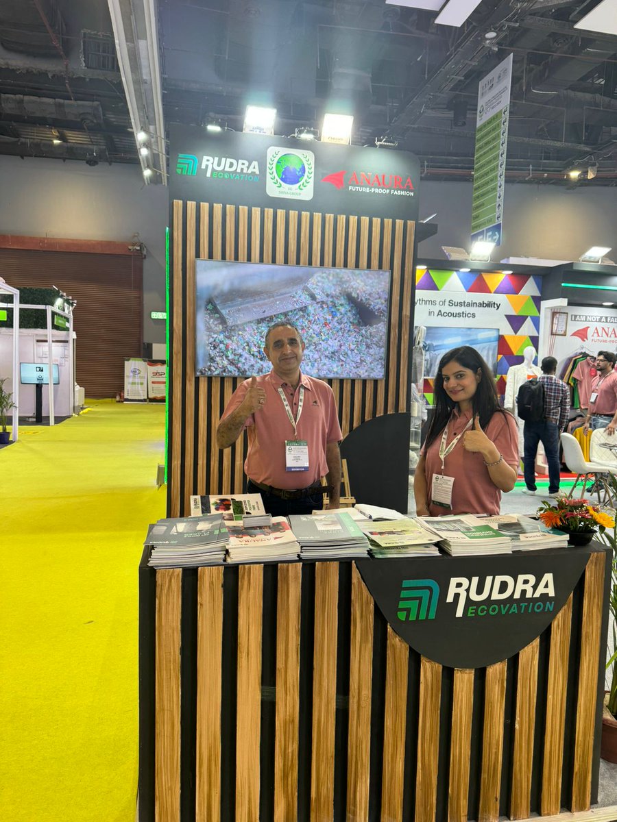 rudraecovation's tweet photo. IT'S SHOWDAY!!
Rudra Ecovation is excited to participate at GCPRS! Visit our stall to learn about our innovative recycled solutions.
📍Pragati Maidan, Delhi
⭐ Hall No :14 | Stall No:E7
🗓️ 4th - 7th July, 2024
#exhibition #stall #gcprs #recycled #sustainable #ecofriendly https://t.co/S9LyrgwOaD