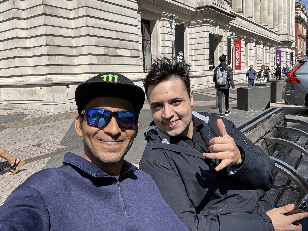 Quick meet up with <a href="/gustavoarielbr/">Gustavo Ariel</a> ahead of the Prodigy Draft! London welcomed both of us with some lovely weather, let’s hope it stays like this for the Grand Prix on Sunday!