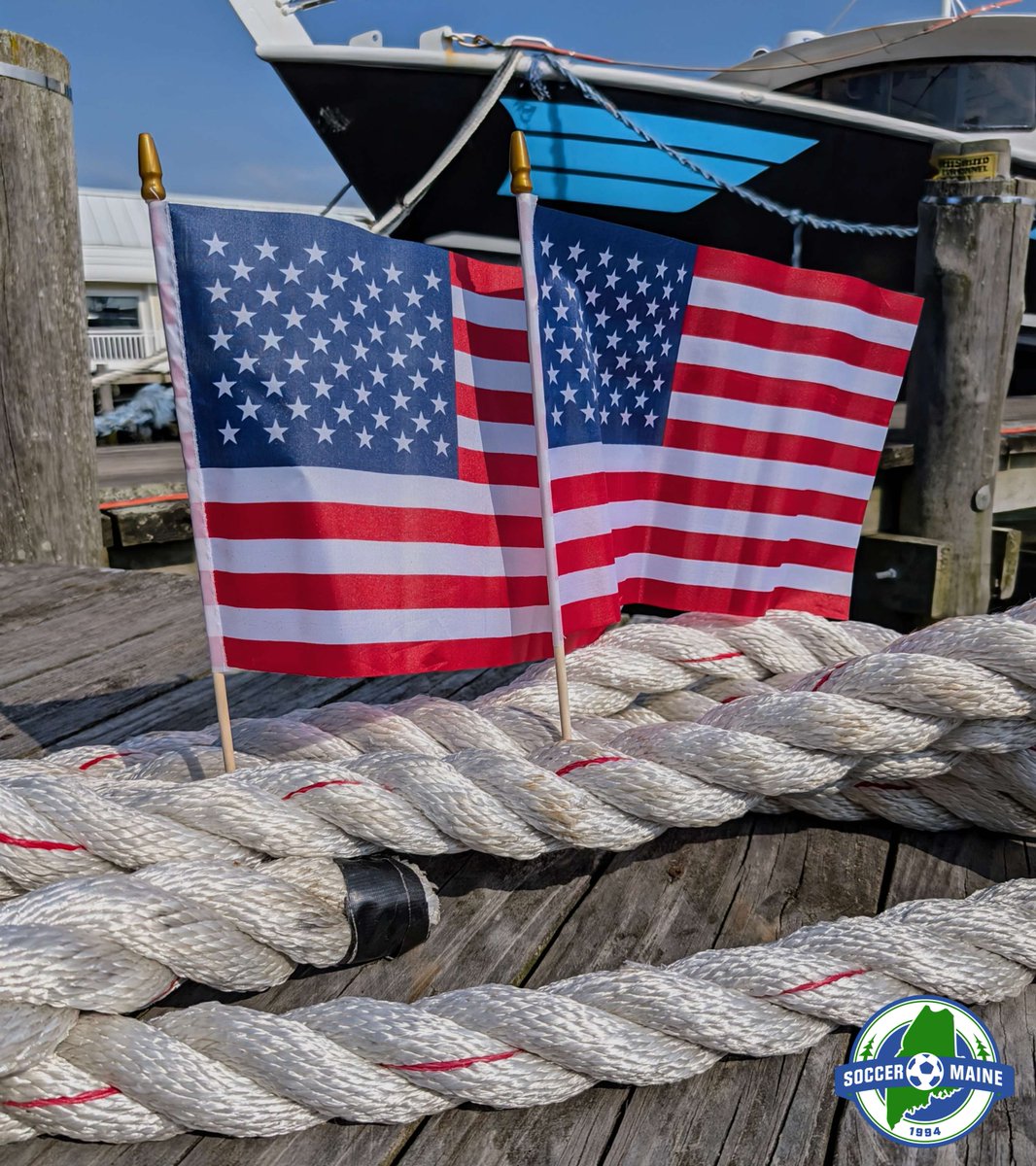 From our staff here at Soccer Maine, we want to wish everyone a Happy 4th of July! 🇺🇸
