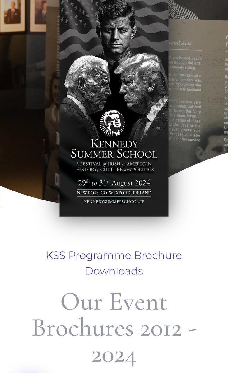 Happy Fourth of July Everyone…
We are delighted to share that our 2024 Kennedy Summer School is now officially launched.
We are honoured to be welcoming another cohort of excellent guest this year.
Browse all of our fantastic events here - kennedysummerschool.ie
#JFKSS