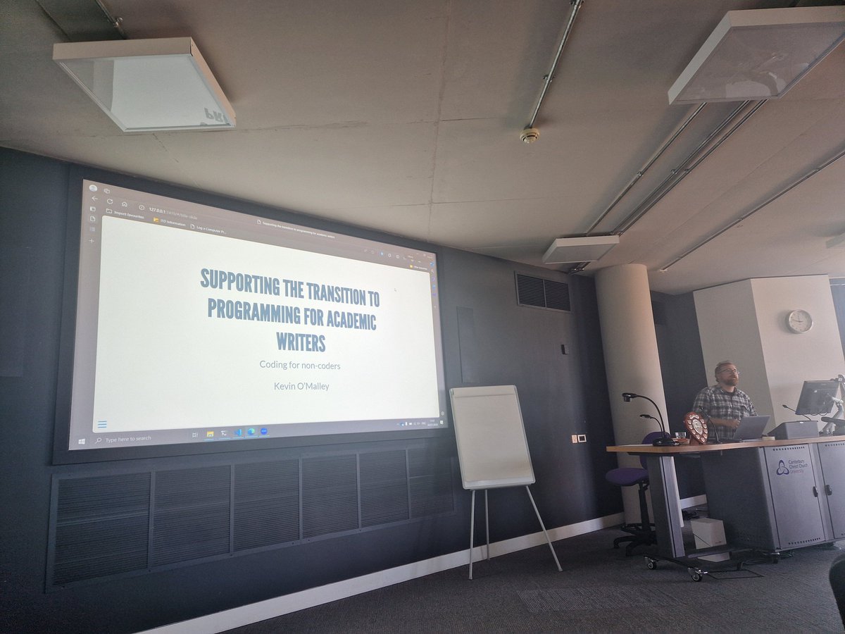 ULPsych's tweet image. Kev O&apos;Malley, Senior Technical Officer in our Department, presented an excellent Summer School he co-ordinated at #ATSiP2024 hosted by @CCCUPsychology