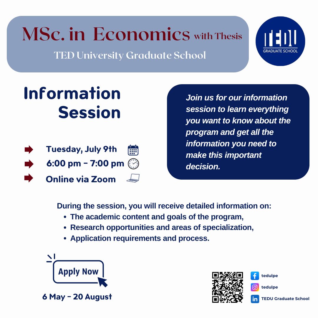 Join our information session to meet the faculty members!
 
Please register from the following link:
forms.gle/tKFexPg7LNAbpv…