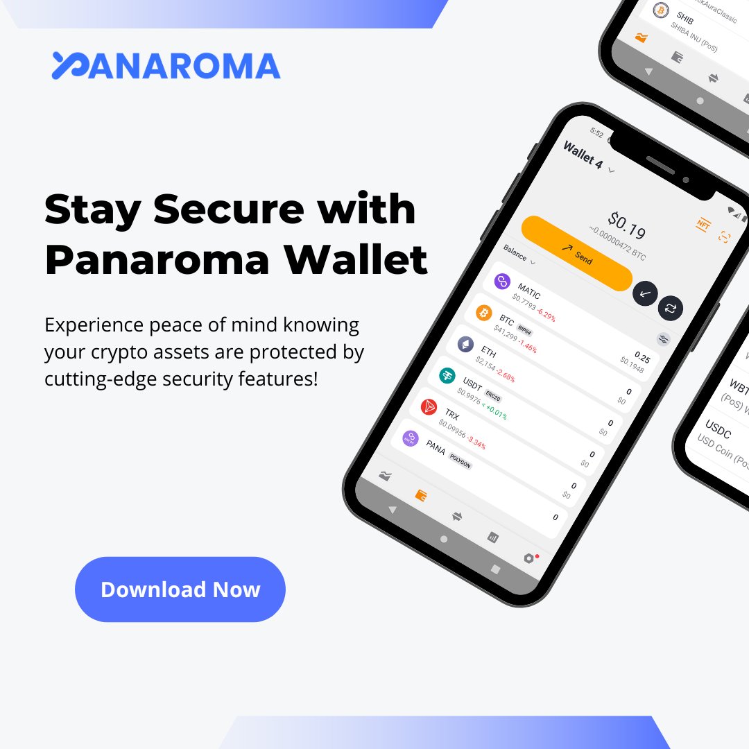 🔒 Safeguard your crypto with the Panaroma Finance Wallet App! Experience top-tier security with advanced encryption. #cryptowallet  #Security  #Blockchain  #CryptoSafety #PanaromaFinance