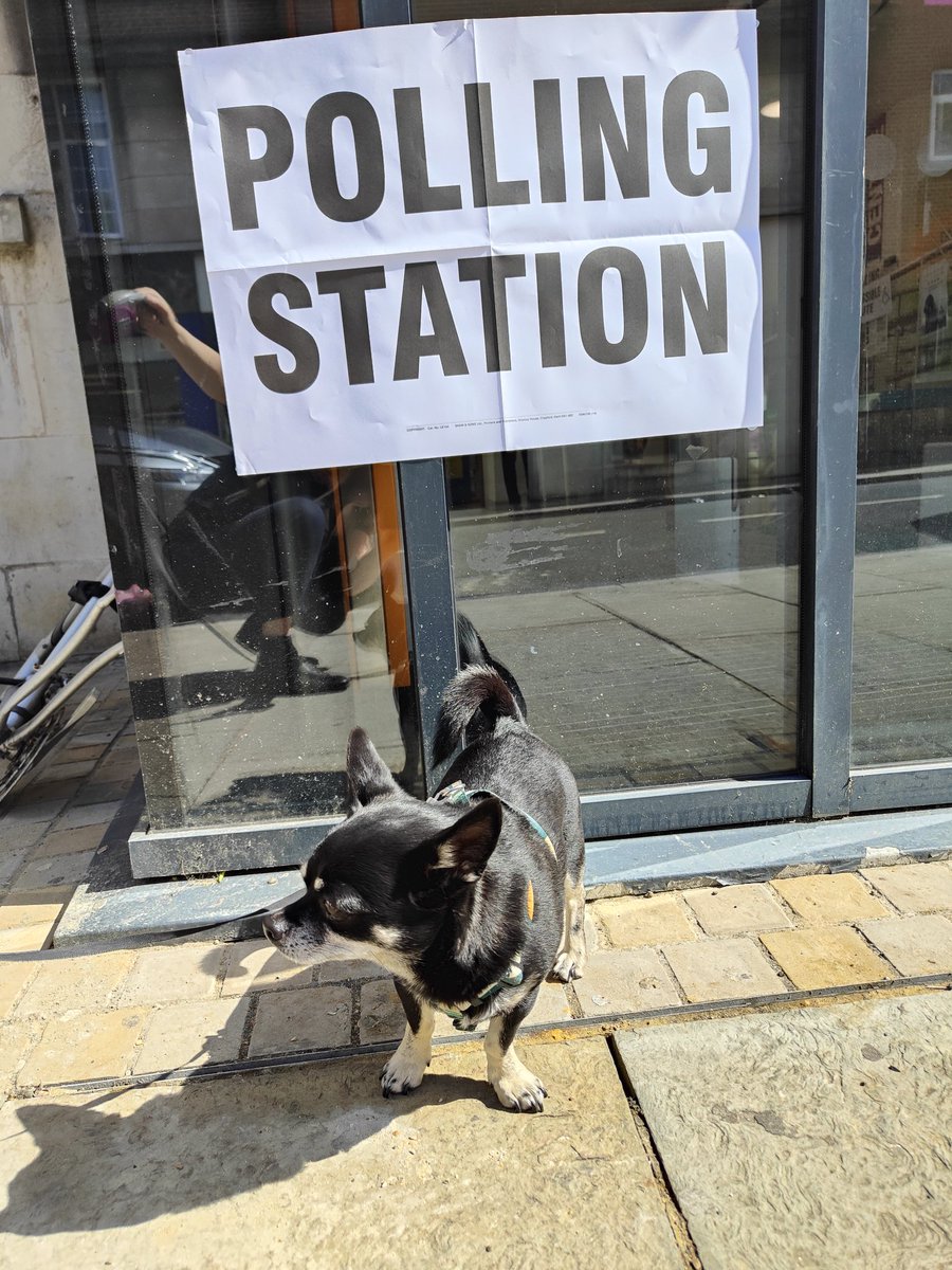 Change can only happen if you vote for it!

Make this dog happy! 

#dogsatpollingstations #votingdogs #voting #VoteLabour
