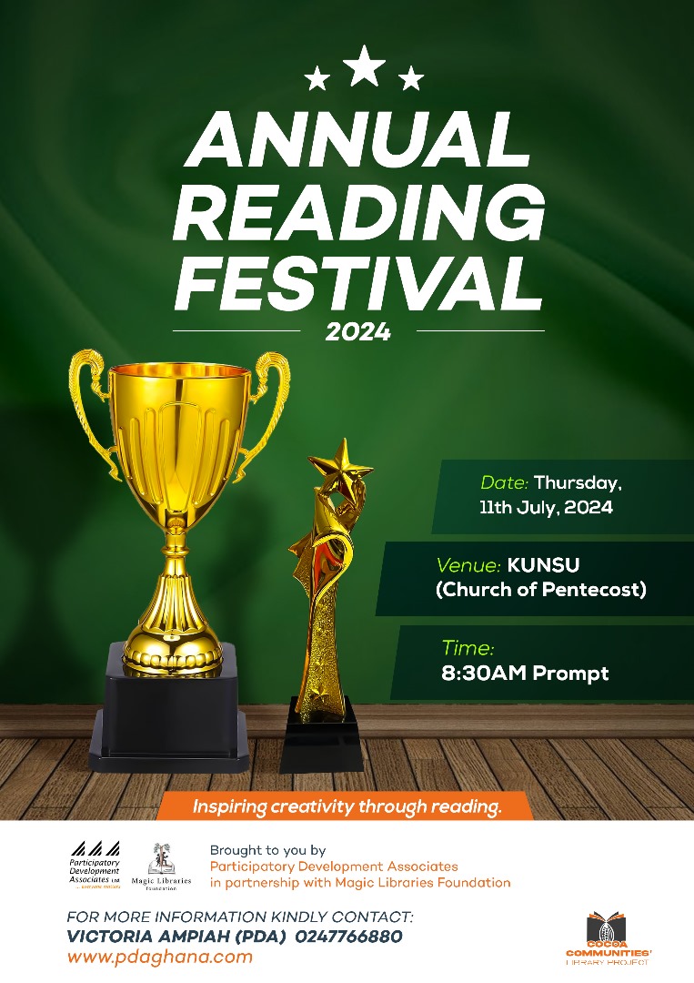 pdaghofficial's tweet image. We're gearing up for the battle once again... the CCLP Annual Reading Festival 2024 is here!! Which school will win the ultimate trophy @Ahafo-Ano Southeast versus @Ahafo-Ano Southwest?

#PDA #CCLP  #ChildProtection #childdevelopment  #ChildrensBooks
