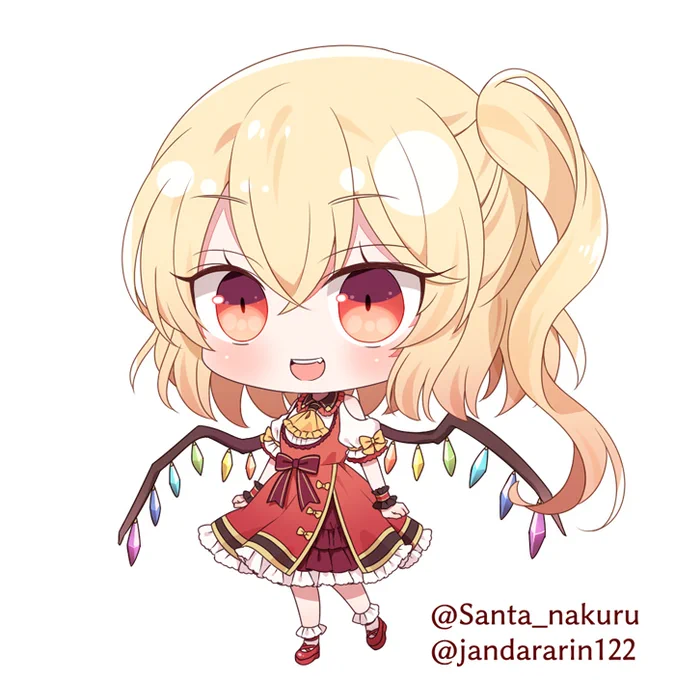 さんなく様()のYouTubeチャンネルにて、フランドールとレミリアの立ち絵を描かせていただいております!最新の動画ではフランちゃんの軍服衣装もお披露目されて、姉妹でおそろいになりましたよろしくお願いいたします! 