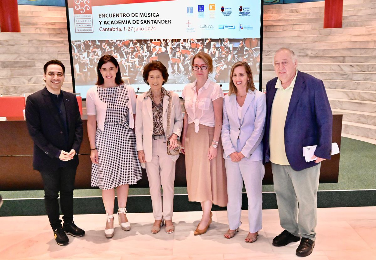 🎶La Fundación Albéniz es un orgullo para #Santander y acoger este XXIII Encuentro de Música y Academia, un lujo. Gracias Paloma O’Shea por este encuentro que inunda la ciudad de la mejor música y es pieza clave de nuestro engranaje cultural 👏🏻 escuelasuperiordemusicareinasofia.es/encuentro-sant…