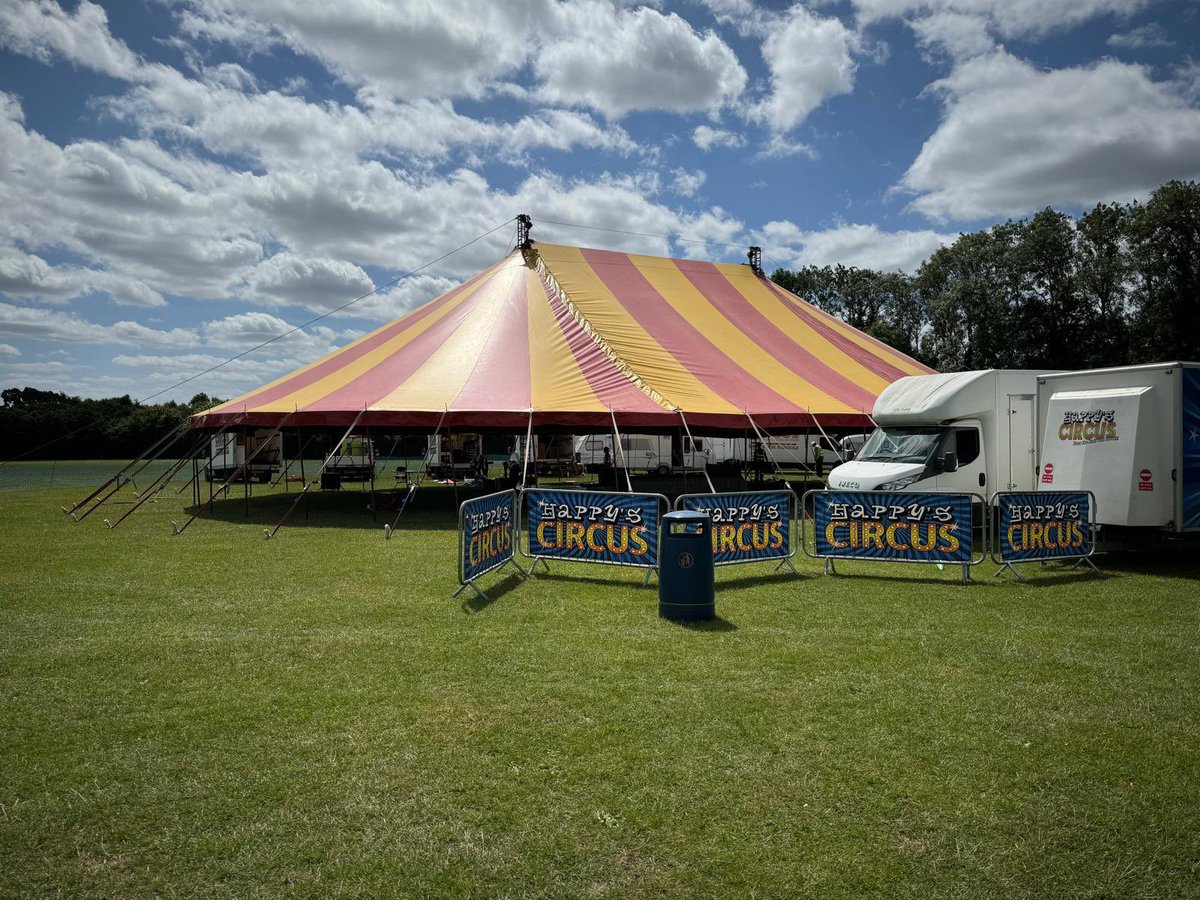 We are so excited !! The Circus has arrived !!!