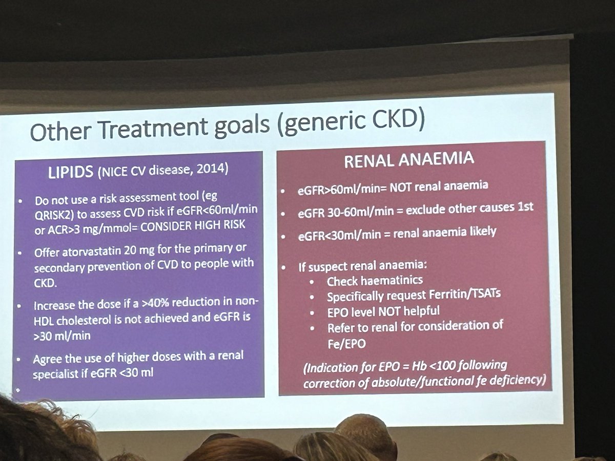 <a href="/HywelDdaHB/">Hywel Dda UHB</a> #PrimaryCareDiabetesUpdate2024 Aled Williams <a href="/SwanseabayNHS/">Swansea Bay NHS</a> early identification is key to preventing #ckd #diabetes #dkd and the importance of urinary ACR #ACR testing … and initiation of  #SHLT2i  Thankyou Aled an excellent update 👏👏👏👏👏<a href="/claire_hurlin/">claire hurlin</a> @laura