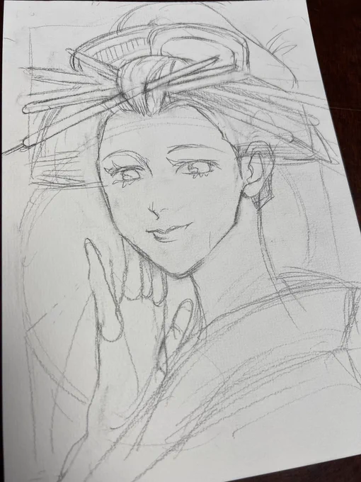 小粋な姉さん

#カツキ個展2024 #水彩画 