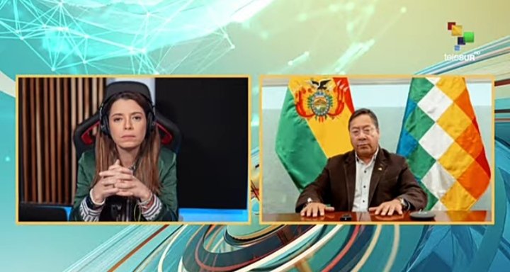 Apenas a 8 días d la intentona golpista en #Bolivia el Pte Arce <a href="/LuchoXBolivia/">Luis Alberto Arce Catacora (Lucho Arce)</a>
conversa con <a href="/pvillegas_tlSUR/">Patricia Villegas Marin</a>
en el Podcast <a href="/teleSURtv/">teleSUR TV</a>
🔴
Conozca los detalles d la actuación presidencial y la movilización del pueblo q frustraron el zarpazo a la democracia⤵️
youtube.com/live/9QQH_w7jt…