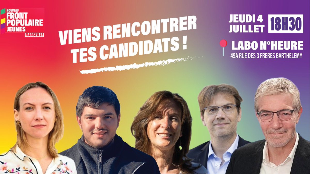 J_FrontPop13's tweet photo. RDV CE SOIR À 18h30 ! ✊

📣Venez débattre avec vos futurs députés !🔥

🗓️ce soir 18h30
📍LABO N°HEURE 
49 A rue des 3 frères Barthelemy

Inscription 👉 https://t.co/hRBP2DIIzL https://t.co/491DIgXG7v