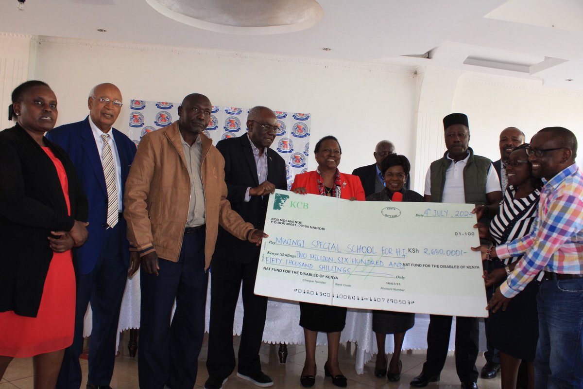 Earlier today NFDK signed contracts with institutions towards facilities for learners with disabilities in Muriranjas Rehab Center, ACK Gatunduri Special Unit, Mwingi Special School &amp; Iiani Kivaa Special Unit worth Kshs. 10,685,253. We remain dedicated towards #InclusiveEducation
