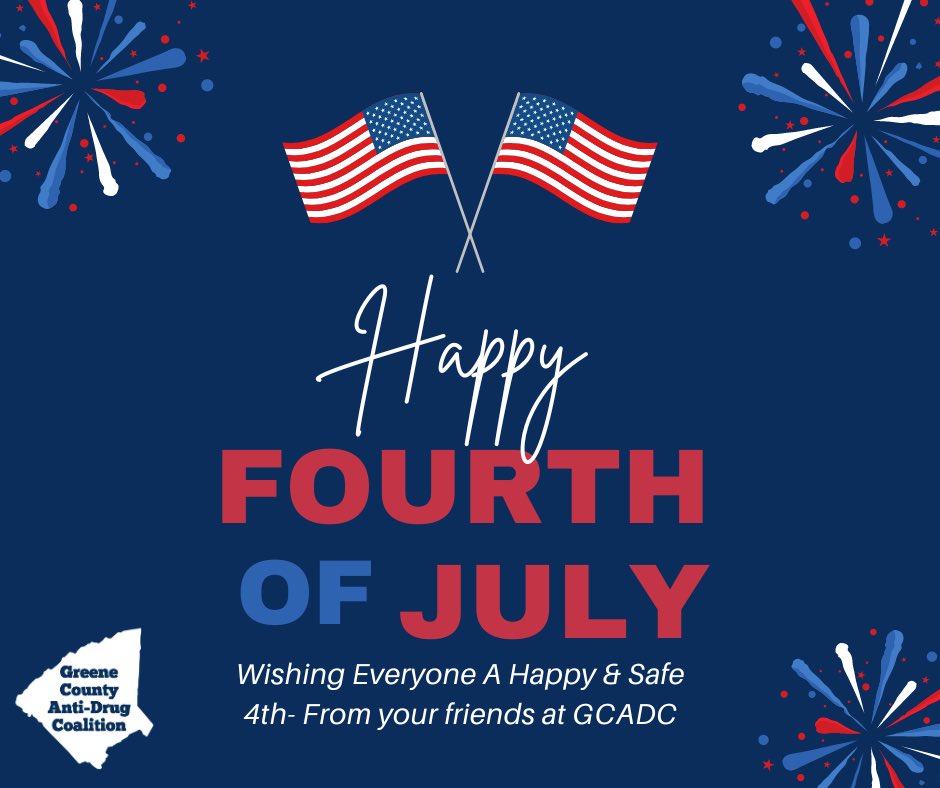 🎆🇺🇸 As we celebrate Independence Day, let's also celebrate our commitment to health and safety! Enjoy the fireworks, time with loved ones, and remember to make choices that keep you and your community safe. Let's make this holiday memorable for all the right reasons! #gcadc
