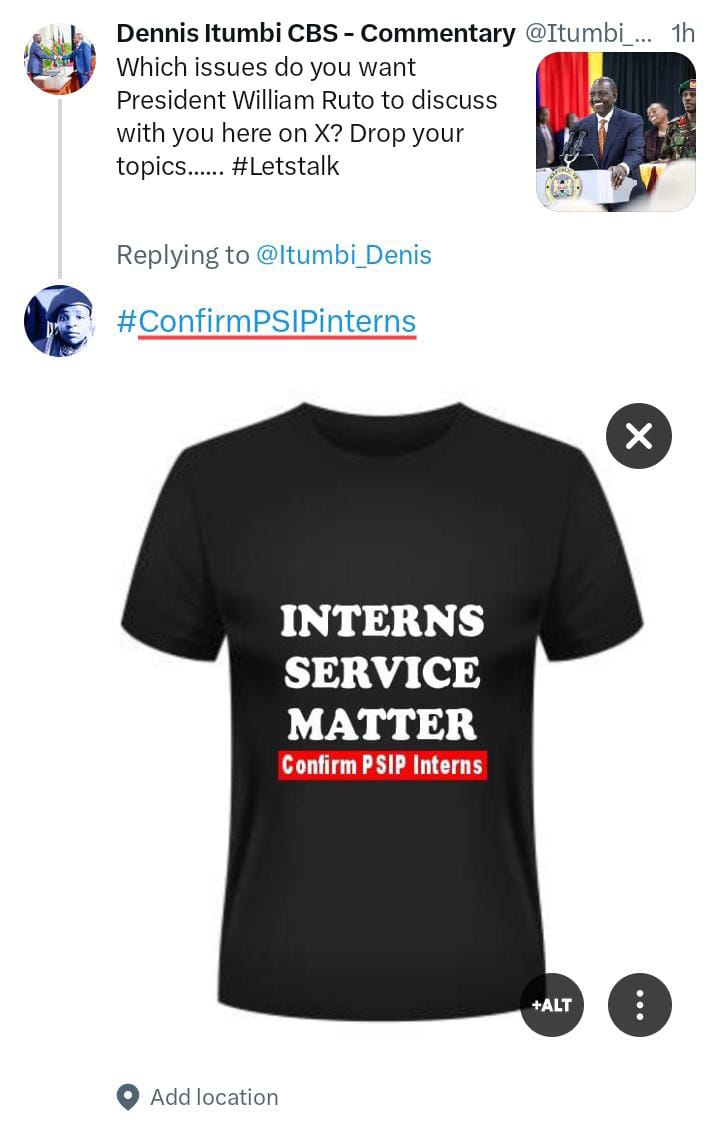 GraceNjugunake1's tweet photo. @Dr_AustinOmondi #ConfirmPSIPInterns
#ConfirmDLPInterns
#ConfirmKRAInterns https://t.co/hmiWASf6ow