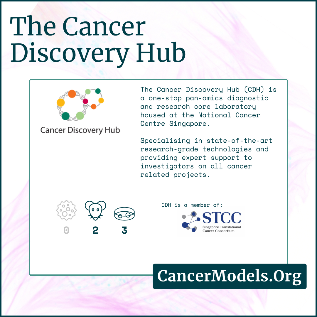 CancerModelsOrg's tweet image. We are thrilled to announce The Cancer Discovery Hub (CDH) has joined the CancerModels.Org family! You can check out the CDH patient-derived cancer models here: cancermodels.org/about/provider… 

#CancerResearch #CellLineModels #PDXModels  #organoids #precisionmedicine