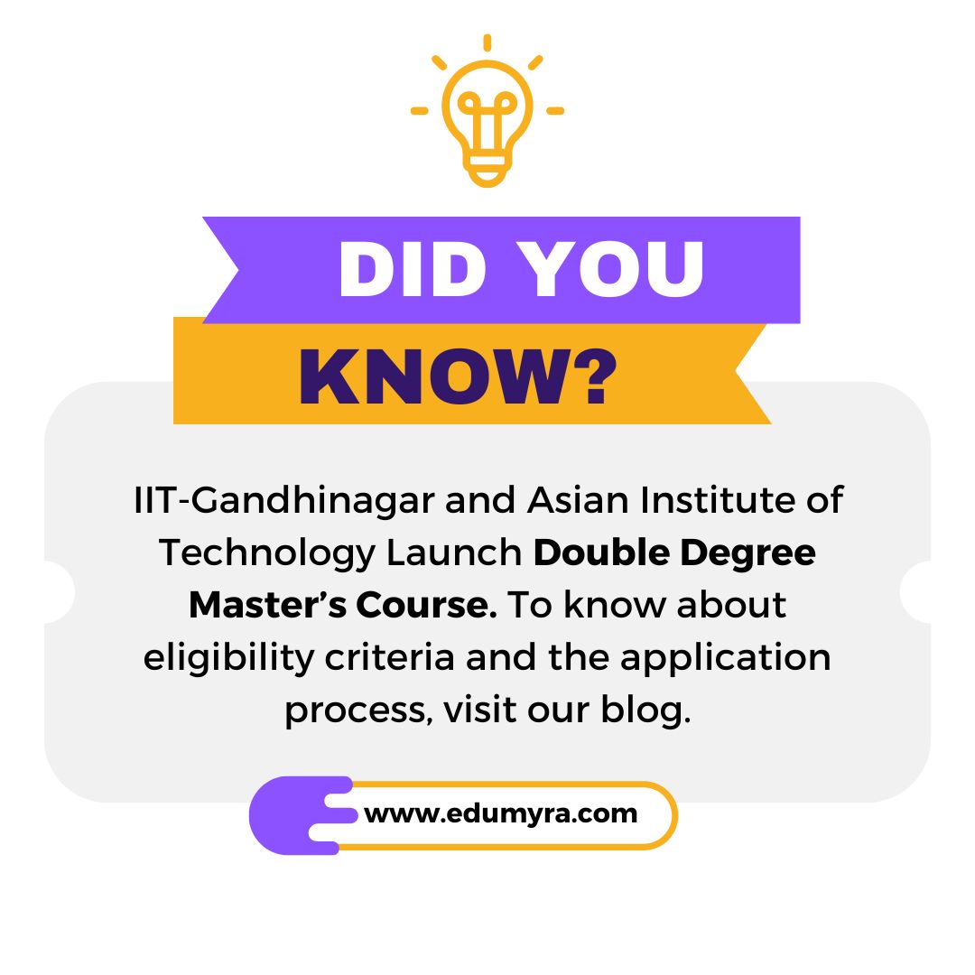 edumyraofficial's tweet image. Double Your Credentials with IIT-Gandhinagar &amp;amp; Asian Institute of Technology&apos;s New Master&apos;s Course!

Click:-edumyra.com/details/iit-ga…

For more educational information visit our website- edumyra.com

#DoubleDegree #MastersCourse #IITGandhinagar #edumyra
