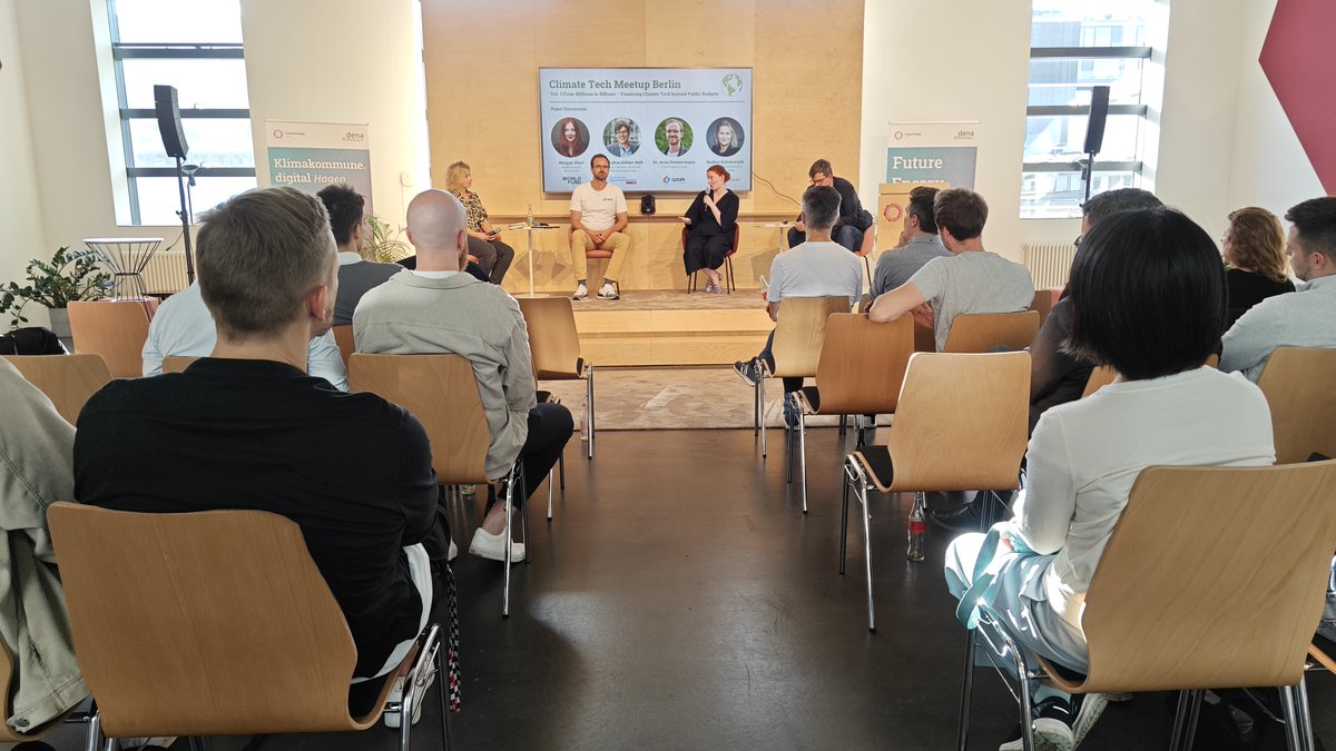 WorldFund's tweet image. Had some great discussions at our Climate Tech meetup organized with #TechforNetZero. Thanks to @schimroszik for moderating and to the insightful speakers @BM_Sheil, @Z1MMERMANN, and @koehler_fdp.
Stay tuned for the next one!
lnkd.in/edSdRaPw