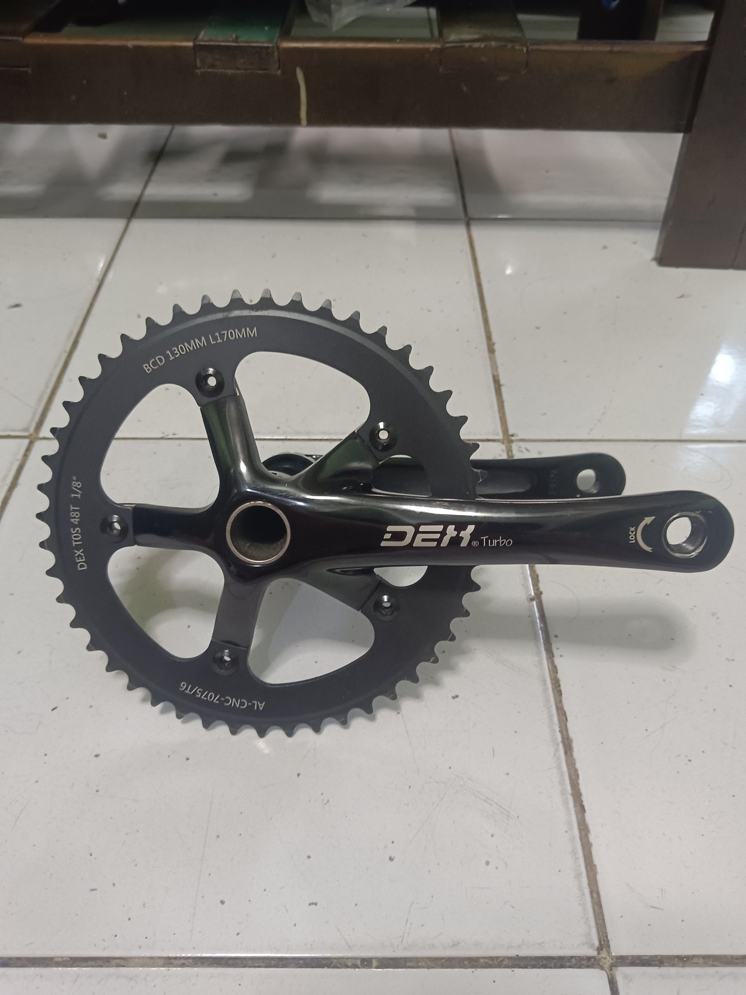 Fixie Aksesoris on X Crank HT2 DEX Turbo 48T BCD 130 Kondisi mulusss Harga 650K Bekasi Selatan Grand Kamala Lagoon 083873183958 fnfjb https t pieWskjKLr X