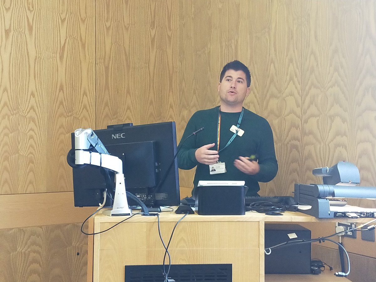LenkaKaur's tweet photo. Dr Daniel Bingham talking about research within Faculty of Health Studies. "Bradford is the best city for #healthresearch" #BradATTAIN #Research Summer School @BradfordCfID @PublicHealthUoB @wolfsoncahr @uduakarchibong1 https://t.co/trjiXdG3j8