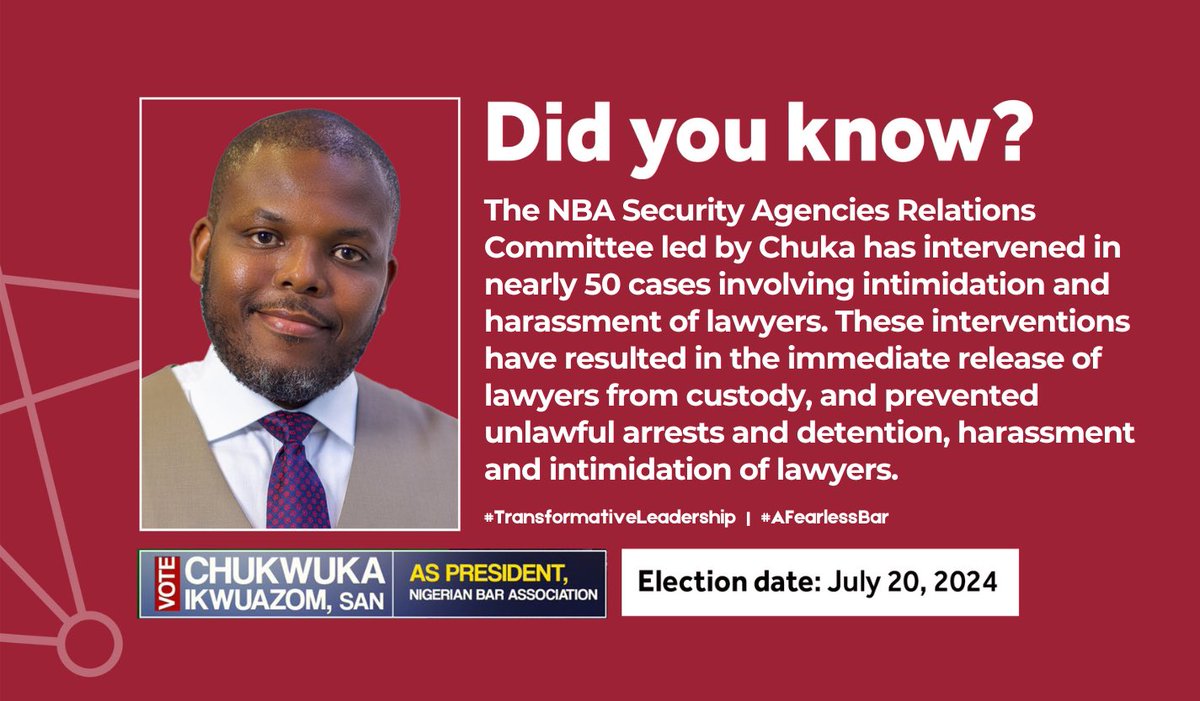 ironuru's tweet photo. The Man for the Job. Vote @ChukaIkwuazom, SAN as the next President of the NBA.
#ManLikeChuka #TransformativeLeadership #AFearlessBar https://t.co/FHGOOhP85Q