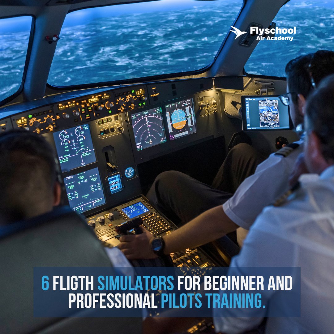 Flyschool_es's tweet image. These state-of-the-art simulators and a team of highly experienced instructor pilots enable us to train the crews of numerous airlines.
✨Start your future at Flyschool towards a career in aviation with the best simulation technology. ✈️

#aviation #flightsimulators