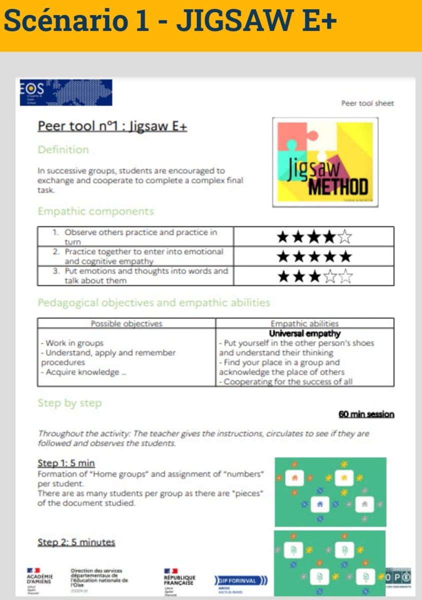 Projet Erasmus EOS: Empathic and Open School tweet media