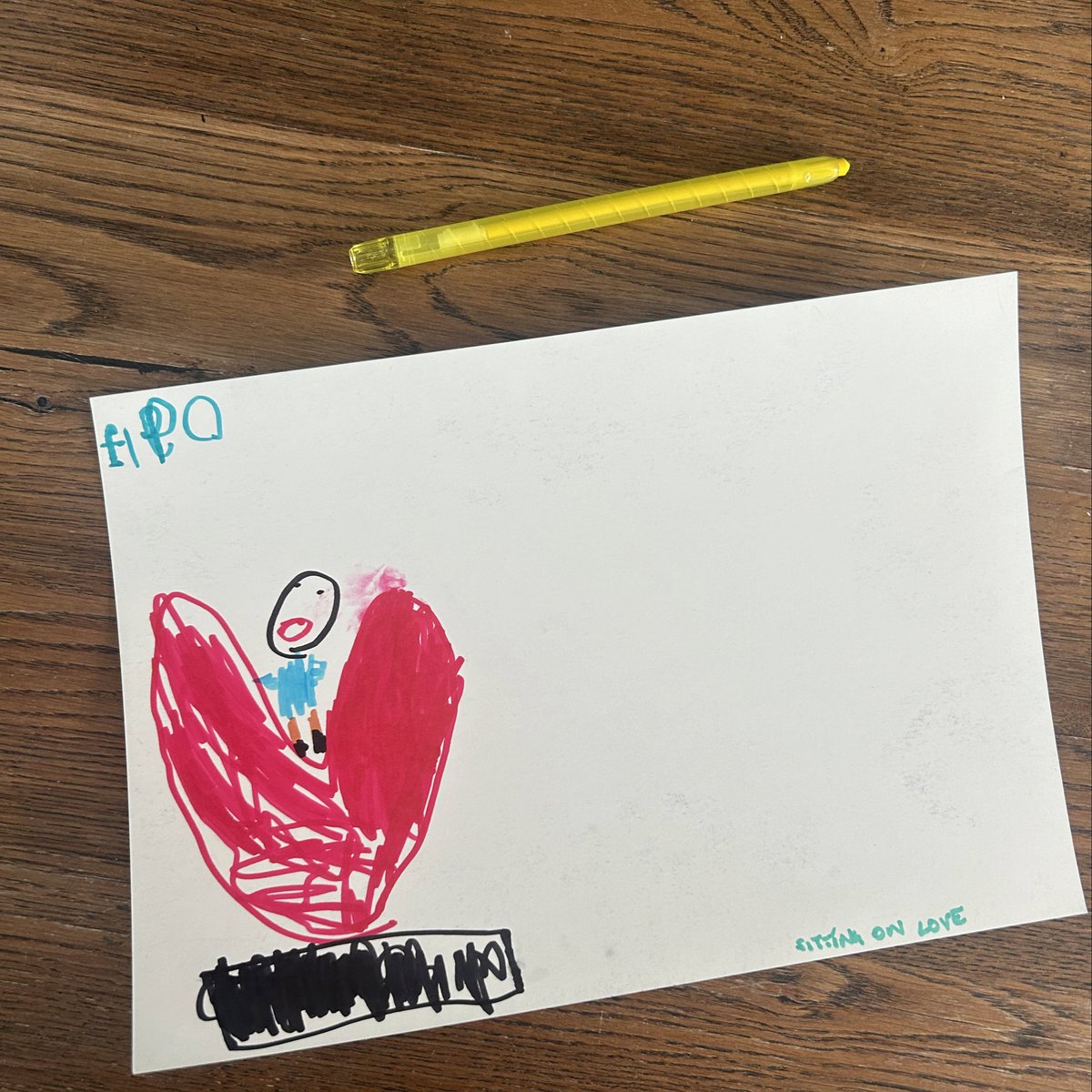 ClarksonComms's tweet photo. My little boy has enjoyed learning about @artistmackenzie at school, so much so he has created his own art inspired by the artist. 

It looks as though he’s selling them for £100, but to me they are priceless. https://t.co/0pxPxMpEJf