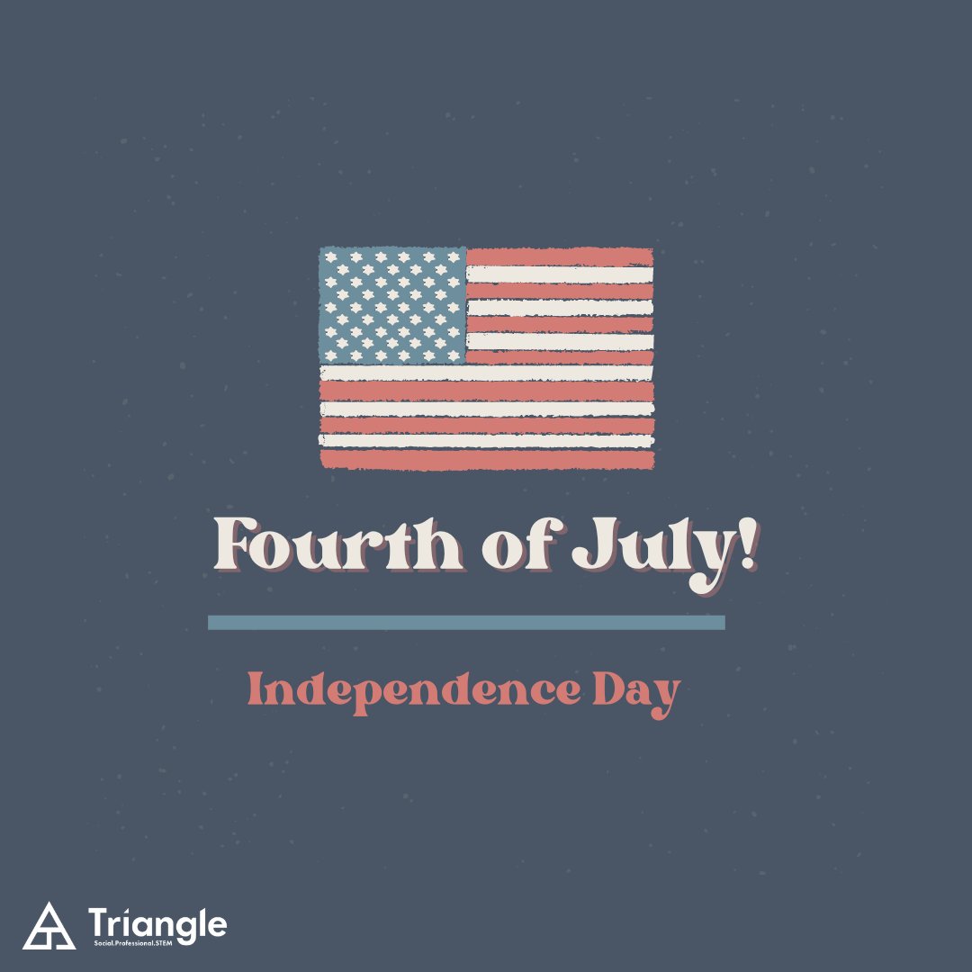 Happy 4th of July, Triangles! ❤️🧢🌭

Note: Headquarters will be closed July 4-5 in observance of the holiday.