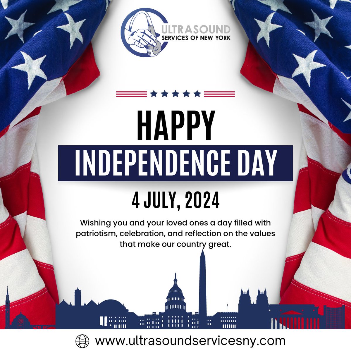 NYUltraSoundSvc's tweet photo. May your Independence Day be filled with joy, gratitude, and pride in our nation. Happy Independence Day.

#HappyIndependenceDay #IndependenceDay #IndependenceDay2024 #4thJuly #Staffing #StaffingServices #QualityAssurance #QualityHealthcare #HealthcareConsulting 
#USNY #NewYork https://t.co/aufhg6iG9U
