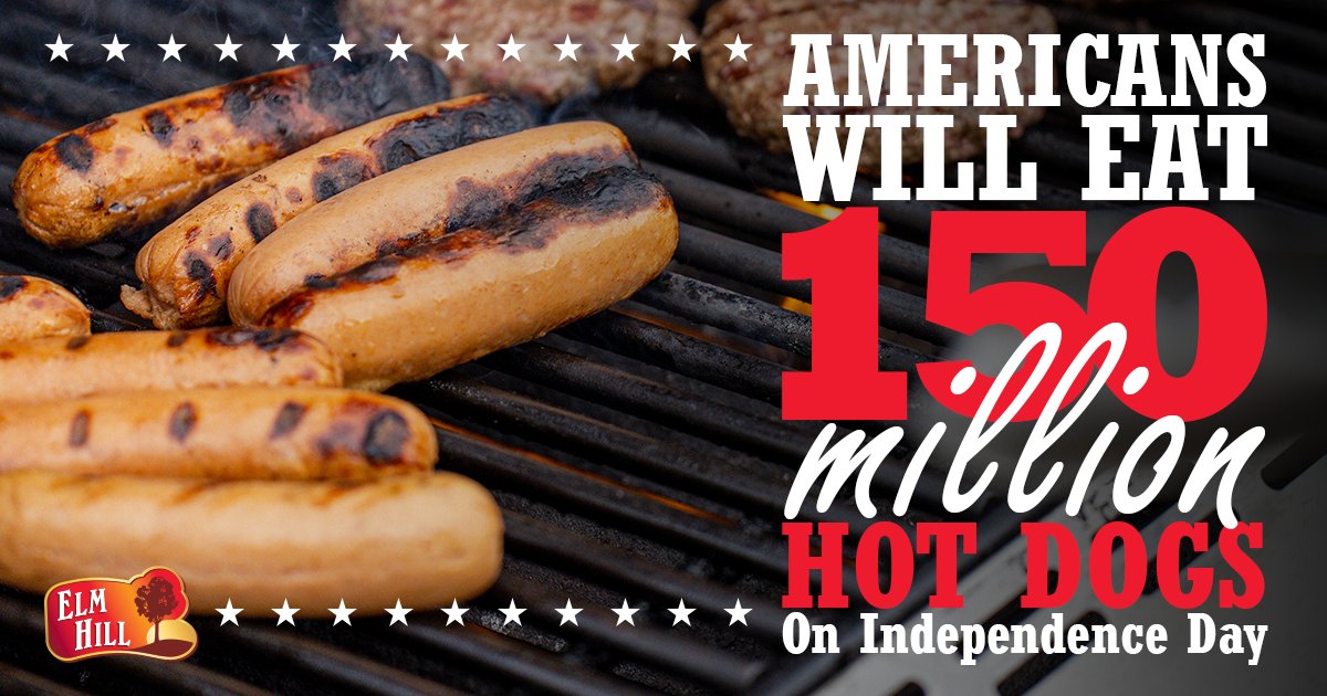 How many hot dogs are you eating this 4th of July?

Happy Independence Day!