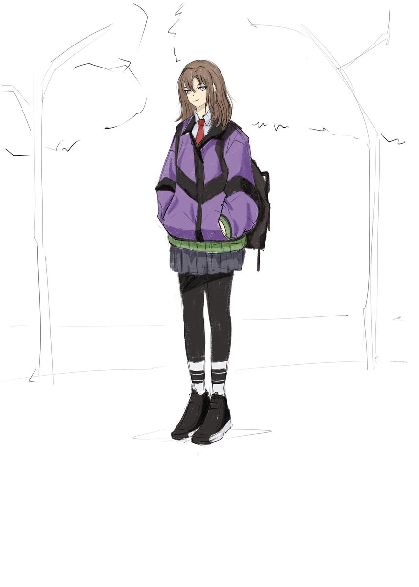 futabaZeron's tweet image. Too lazy for background
#art #Artists #digitalarts #drawing #Procreate #illustraion #smallartist