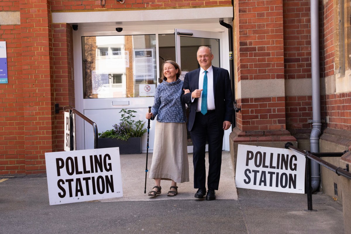 An honour to vote today in our community. Without my rock, Emily - I simply would not be on the ballot paper.