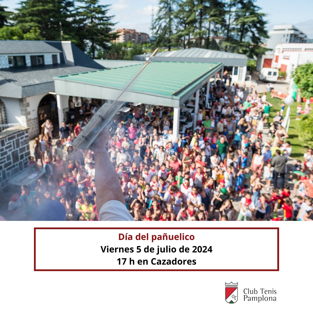 Día del pañuelico
Como es tradicional, mañana viernes 5 de julio a las 17 horas, disfrutaremos en Cazadores del Día del Pañuelico, con nuestro chupinazo, el lanzamiento de chuches y regalos, el encierro, la capea y la merienda para los más pequeños.
¡Te esperamos!