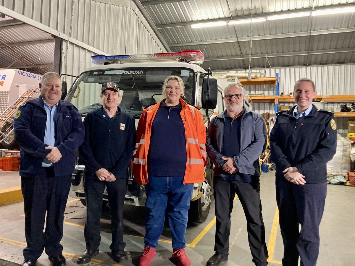 VICSESChief's tweet photo. Delighted to be part of the celebrations with Unit Controller handover @vicsesnews Maryborough Unit last night with another #Ready2Lead graduate stepping up to a key leadership position in their local community.
Congrats Em on your appointment as Maryborough’s first female UC https://t.co/iwZfCCFup9